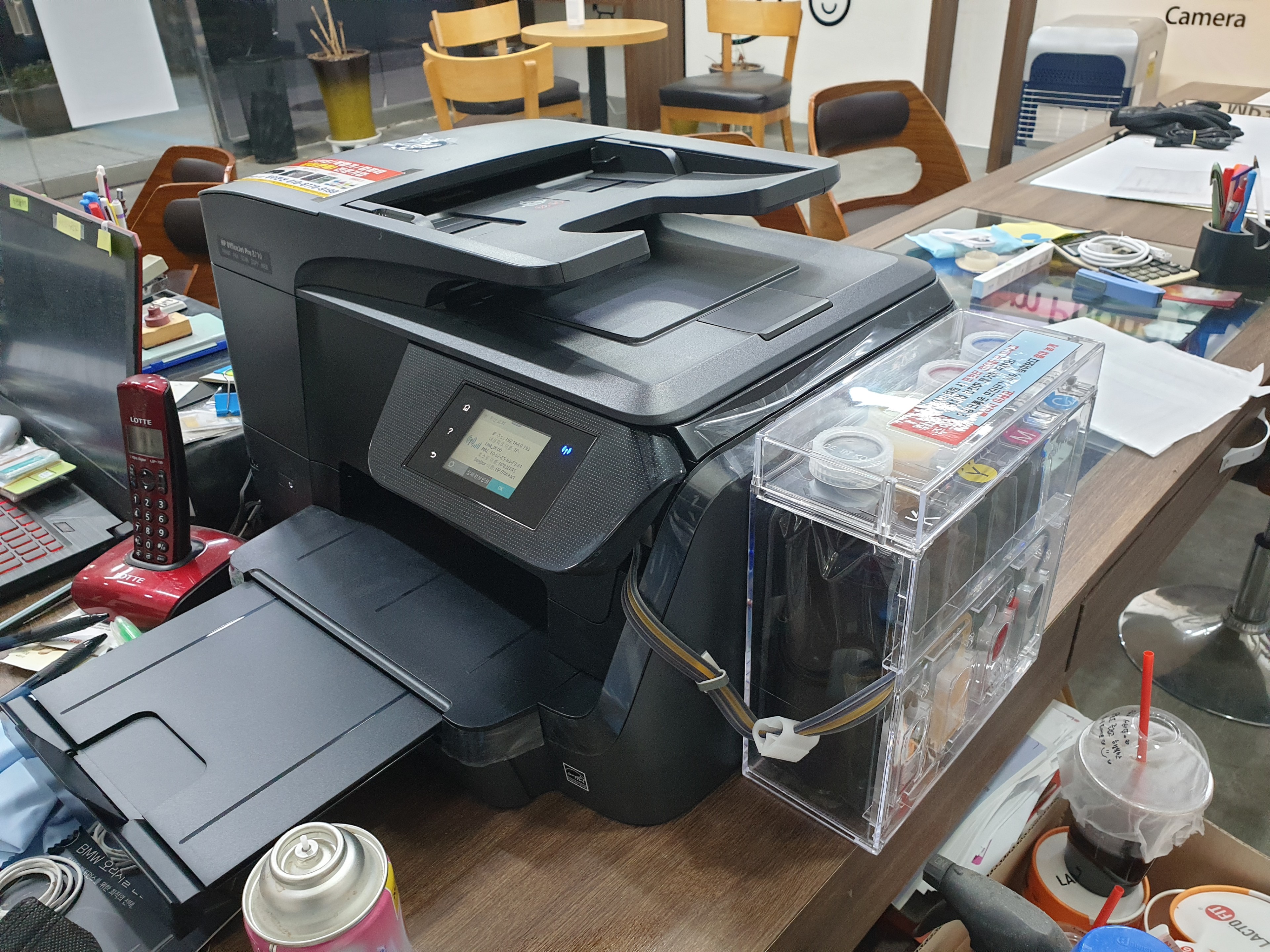 기존 사용하던 HP8610 고장으로 HP8710으로 교체 설치한 후기