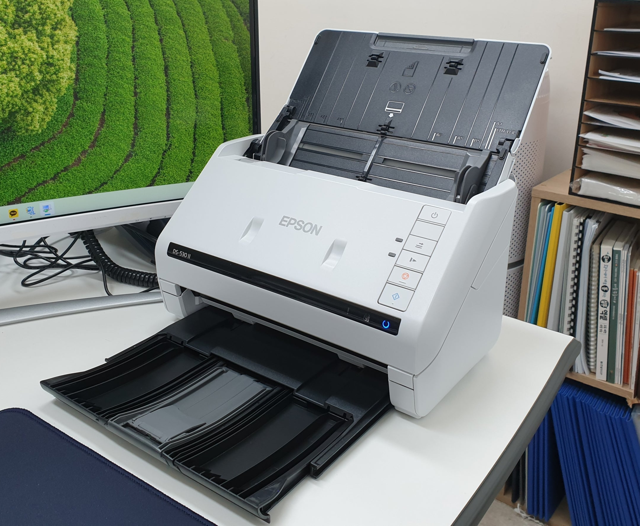 보험사무실 필수템! 엡손 DS-530II 스캐너 설치